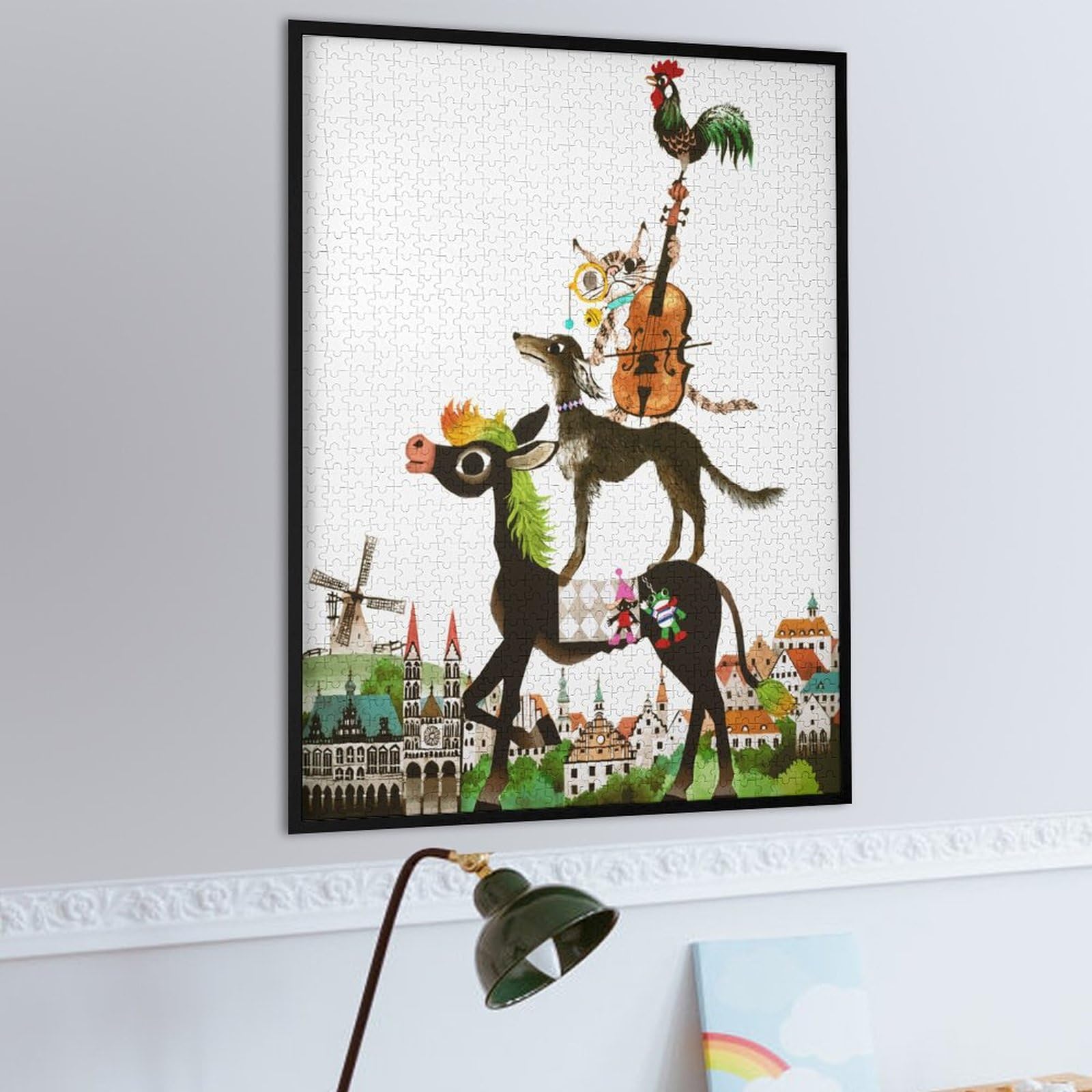 Amazon | 藤城清治 ブレーメンの音楽隊 ジグソーパズル パターン